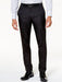 Velvet ~ Velour Black Tonal Paisley Pants Flat Front Slack