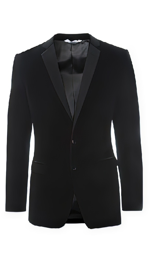 Shiny One Button Men Velvet Blazer