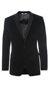Velvet Blazer - Mens Velvet Jacket Mens Black Velvet Velour 2 Button Tuxedo Jacket