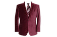 Velvet Blazer - Mens Velvet Jacket Velvet Burgundy ~ Maroon Suit ~ Wine Color Sport Coat Cheap Priced Unique Fashion Designer Men'S Dress Sale