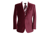 Velvet Blazer - Mens Velvet Jacket Velvet Burgundy ~ Maroon Suit ~ Wine Color Sport Coat Cheap Priced Unique Fashion Designer Men'S Dress Sale