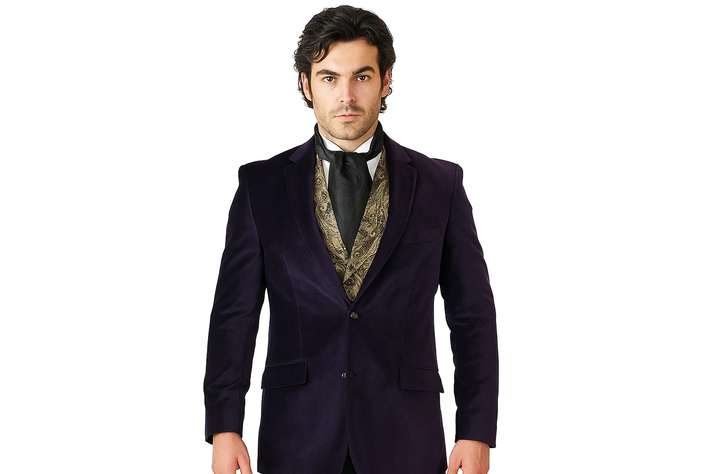 Cheap Priced Online Velvet Smoking Very Dark Purple - Image 2