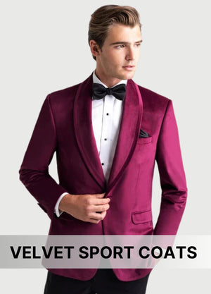 Velvet Sport Coats – Rich Texture with Luxurious Appeal