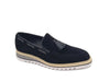 Carrucci Venetian Suede Loafer with Calfskin Tassel