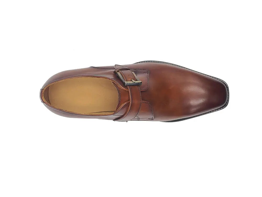 Carrucci Versatile Fashion Single Monk Strap Loafer