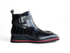 Carrucci Vesper Cross Strap Buckle Boot