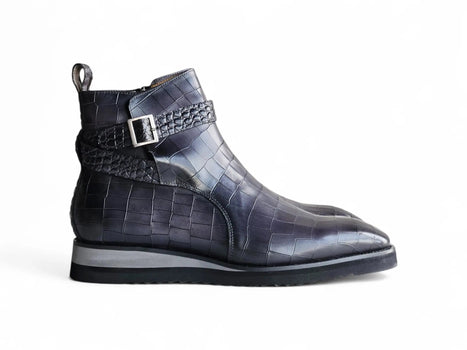Carrucci Vesper Cross Strap Buckle Boot