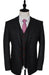 Vintage Suit - Tweed Suits - Herringbone Suits Black