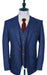 Vintage Suit - Tweed Suits - Herringbone Suits Blue
