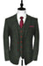 Vintage Suit - Tweed Suits - Herringbone Suits Green