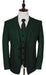 Vintage Suits - Tweed Suit - Herringbone Suits Green