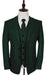 Vintage Suits - Tweed Suits - Herringbone Suits Green