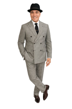 Harlem Nights Movie Clothing Outfit - 1920s Costume Party Mens Suits + Hat Shirt and Tie - Image 9