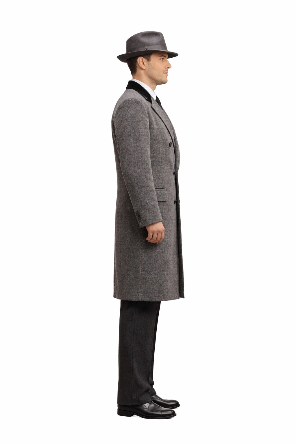 Men's Al Capone Overcoat - Image 2