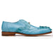 Belvedere Valter Men's Lizard & Crocodile Hornback Dress Shoe – Summer Blue