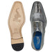 Belvedere Valter Lizard & Crocodile Hornback Dress Shoe in Grey