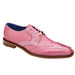 Belvedere Valter Lizard & Crocodile Hornback Dress Shoe – Rose Pink