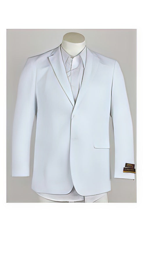 Notch Lapel Men's 2 Button White Designer Fashion Dress Casual Blazer For Men On Sale Blazer