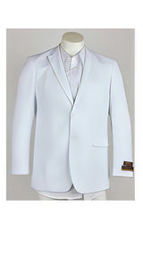 Notch Lapel Men's 2 Button White Designer Fashion Dress Casual Blazer For Men On Sale Blazer