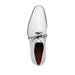 Marco Di Milano Merida White Oxfords Lizard & Caiman Crocodile Shoes