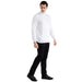 MENS WHITE PULLOVER TURTLENECK SWEATER