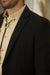 Mens Black Western Sport Suit with Elbow Patch Detail