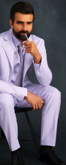lavender-suit-3pc-fashion-zoot-with-vest-cover-buttons-comes