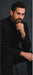 Men's Dark Navy 2 Piece Nehru Style Mandarin Collar Suit