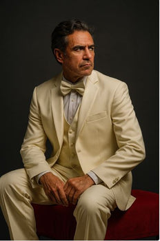 Mens Vested 2 Button Classic Tuxedo in Iory