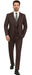 Men's Bold Gangster 1920s Vintage Gangster Bold Stripe 2 Button Vested Suit Black