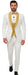 White and Gold Suit