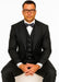 Statement Men's Outlet 3 Piece 100% Wool Suit - Light Plaid