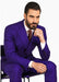 Mens Purple Suit - Double Breasted Suit - 1920s Suit - Mardi Gras Suit