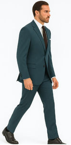 Teal Blue Men's Suits 