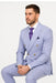 Double Breasted Blazer with Gold Buttons - Blue Sport Coat