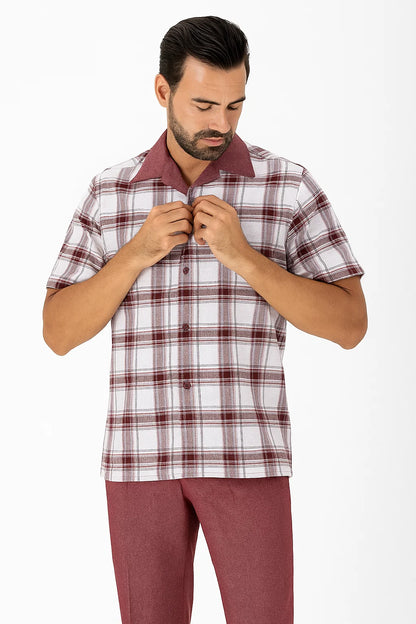 Walking Suit- Burgundy