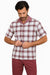 Mens 2pc Walking Suit Short Sleeve Casual Shirt and Pants Burgundy