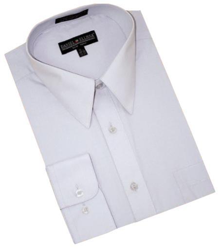 Silver Dress Shirts for Men | Button Down & Formal Styles | MensUSA Silver Dress Shirts for Men | Button Down & Formal Styles | MensUSA