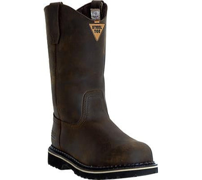 McRae Industrial-11 Safety Toe Wellington MR85344 Dark Brown