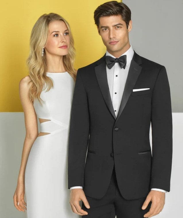 Western Suit - Trajes Para Hombres - Cowboy Formal Attire - Trajes De Novio Single Breasted Black