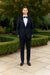 Western Suit - Trajes Para Hombres - Cowboy Formal Attire - Trajes De Novio - Slim Fit Western Navy