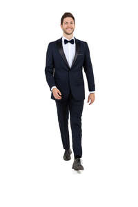 Western Suit - Trajes Para Hombres - Cowboy Formal Attire - Trajes De Novio - Slim Fit Western Navy