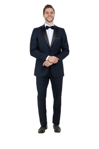 Western Suit - Trajes Para Hombres - Cowboy Formal Attire - Trajes De Novio - Slim Fit Western Navy
