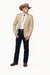 Western Tan Tuxedo Dinner Jacket - Light Khaki Beige Color