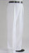 White Wide Leg Dress Pants Pleated Baggy Dress Trousers Unhemmed Unfinished Bottom - Cheap Priced Dress Slacks For Men On Sale