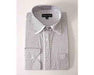 Mini Polka Dot Design White Standard Cuff Classic Fit Men's Dress Shirt