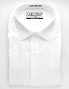 White Laydown Tuxedo Shirt