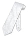 Men's Paisley Pattern White Polyester Neck Tie-Men's Neck Ties - Mens Dress Tie - Trendy Mens Ties