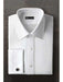 Marshall Laydown White Regular Fit Ted Baker Brand Tuxedo Shirt With Frenched Cuff