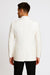 Men’s White Swirl Pattern Tuxedo Jacket with White Satin Shawl Lapel